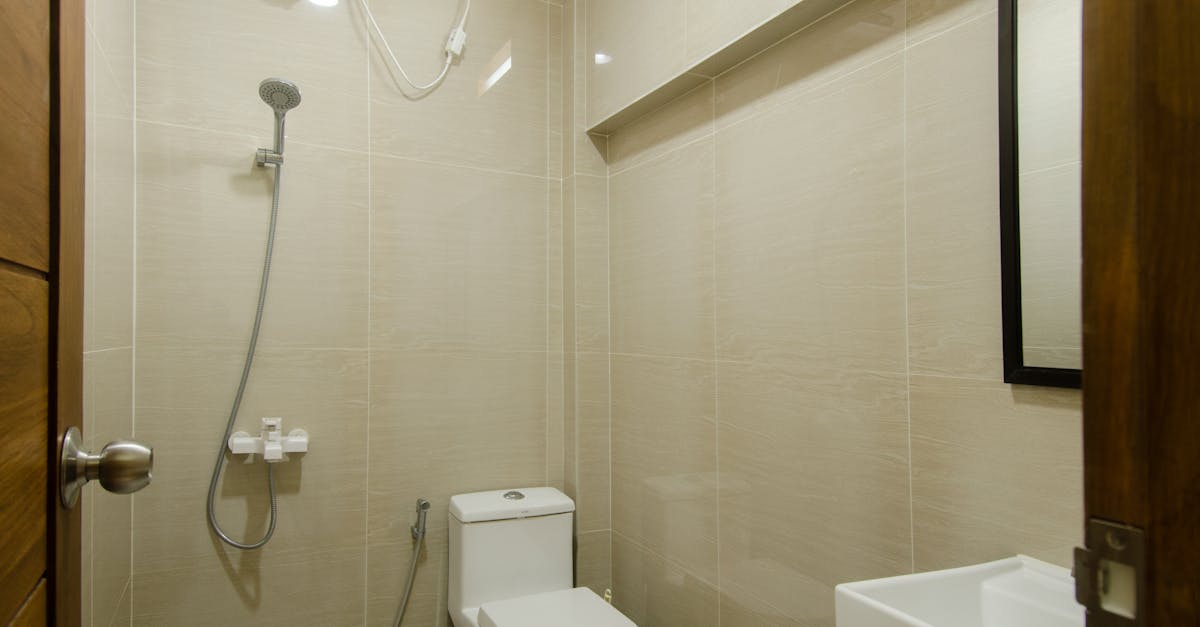 Modern bathroom with endless hot water Georgetown TX