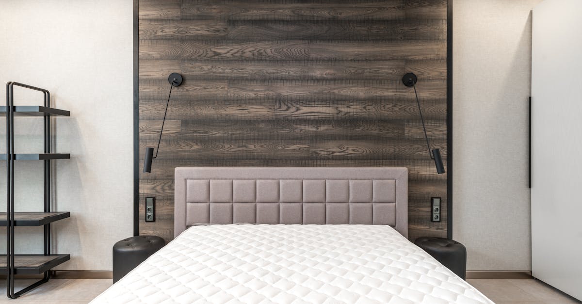 Bedroom mattress inspection for bed bugs